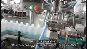 Two nozzle cream and paste filling capping labeling machine