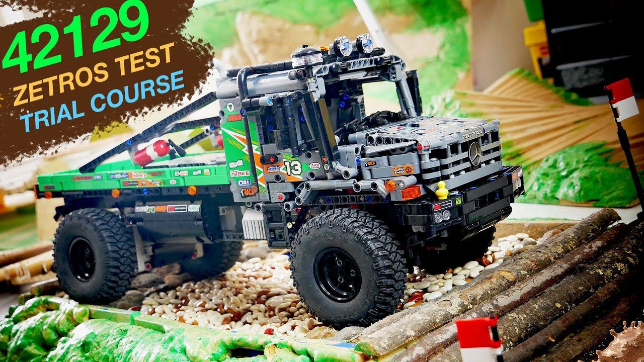 ТЕСТ БЕЗДОРОЖЬЕ - 42129 4x4 Mercedes Benz Zetros Trial Truck LEGO Technic смотреть онлайн
