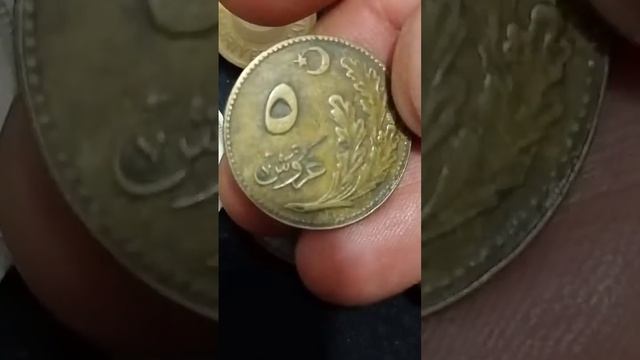ERRoR COİns Coll. Turkish 5 kuruş 1927#penny #usaoldcoin #greatbritain #eurocoin #rare #error #mone