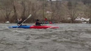Запуск байдарки Старт по Осетру