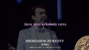 Shoxjahon Jo‘rayev - Jayra | Milliy Karaoke
