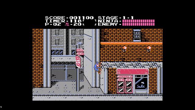 [NES] Ninja Gaiden (1988) 165мб [VirtuaNES]