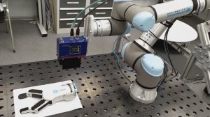 Коллаборативный робот и лазерное сканирование