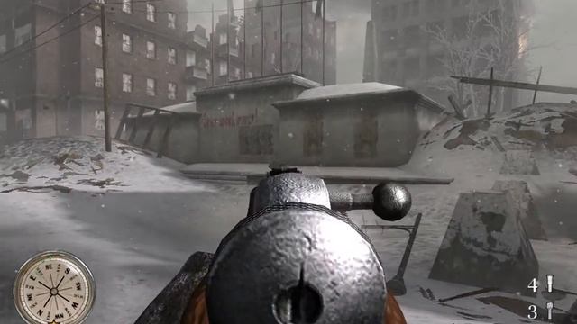 Call of Duty 2 - Mission 8 - City Hall - 2 смотреть онлайн