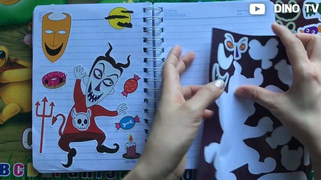 🌈TOYASMR🌈Decorate Sticker Cute Funny Ghost Stickers #paper #asmr #sticker #ghost  #cute