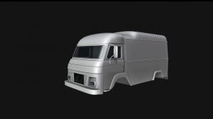 Моделирование в Blender 4.3 Avia A21F фургон