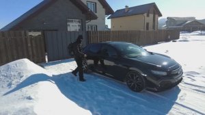 Honda Civic (FK7) 10 поколение вид с коптера/ Автомобили с аукционов Японии