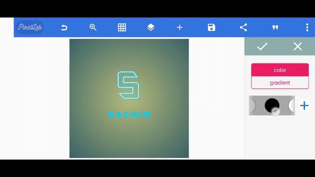 How to Make Neon Glowing Text Logo in Pixellab || Neon Letter text logo in Android - AG EDITZ