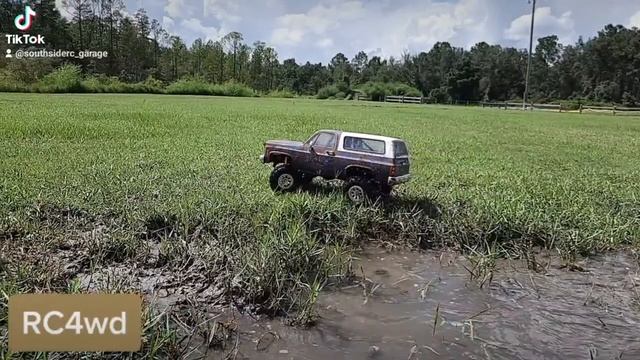 RC4wd Trailfinder 2️⃣ Chevy blazer first drive‼️ #rccrawler #shorts #rc4wd