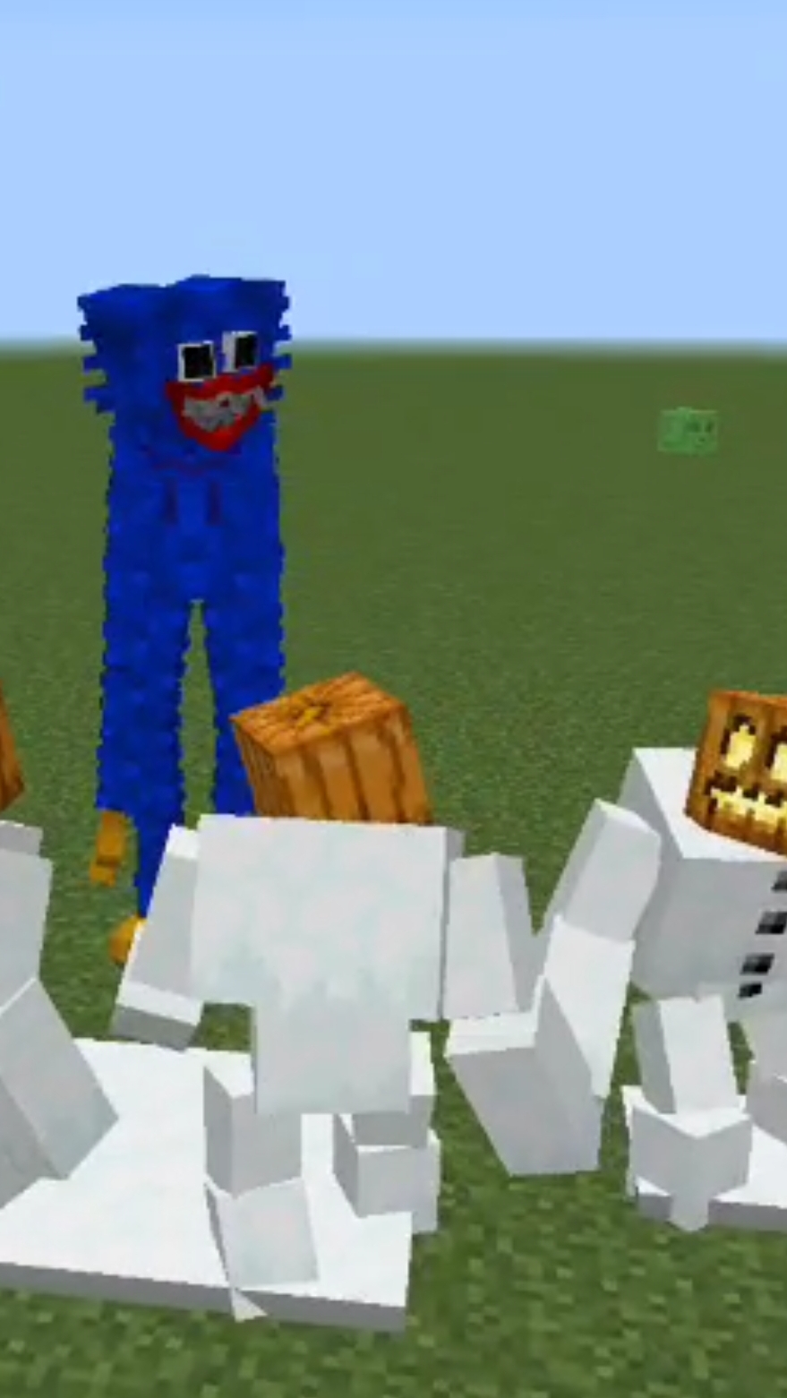 Майнкрафт, хаги ваги против снежных големов мутантов. смотреть онлайн