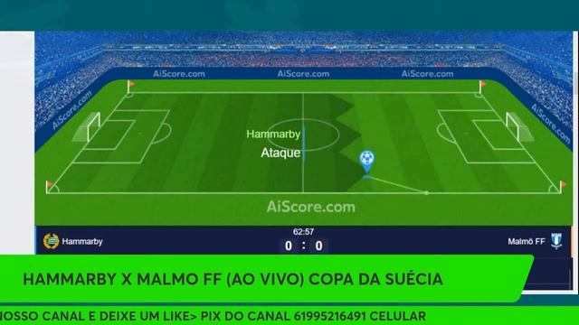 HAMMARBY X MALMO FF (AO VIVO) COPA DA SUÉCIA смотреть онлайн