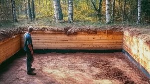 Двое мужчин Строят ОГРОМНУЮ ХИЖИНУ под Землёй
