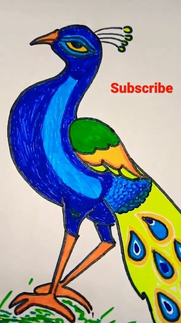 amazing art#Peacock 🦚#shorts смотреть онлайн