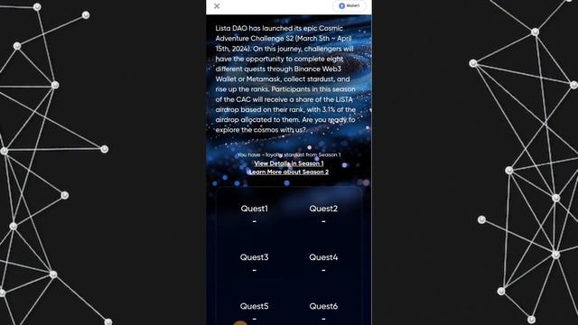 Binance Web3 LISTA Airdrop Update || How to Earn Squad Rewards || Invitation Code || Join Everyone