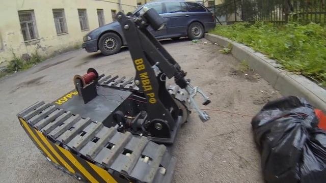 Самодельный робот для разминирования