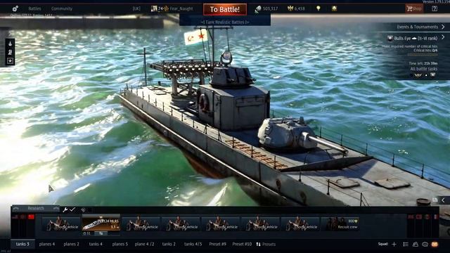 Soviet gun boat Pr.1124 MLRS RANK 2 [ WAR THUNDER NAVAL SHIPS] смотреть онлайн