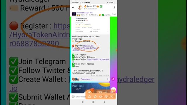500 HYD = 5$ Free || 20k Limited Offer || Hydra Airdrop || MINT Airdrop || Claim Your Bonus || смотреть онлайн
