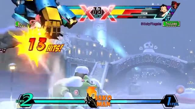 Jako Man VS StickyFingahs FT10 Set (UMVC3 Online Matches Ep.275) смотреть онлайн