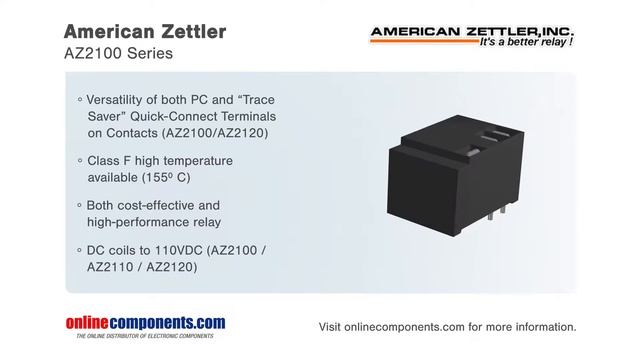 Component Moment: American Zettler 40A and 50A Miniature Power Relay - AZ2100 смотреть онлайн