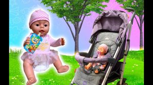 Прогулка с Беби Боном Алисой - Милана как Мама катает беби бона в коляске