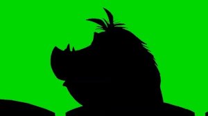 Timon and Pumbaa Interrupt 2 Green Screen (Academy Ratio)