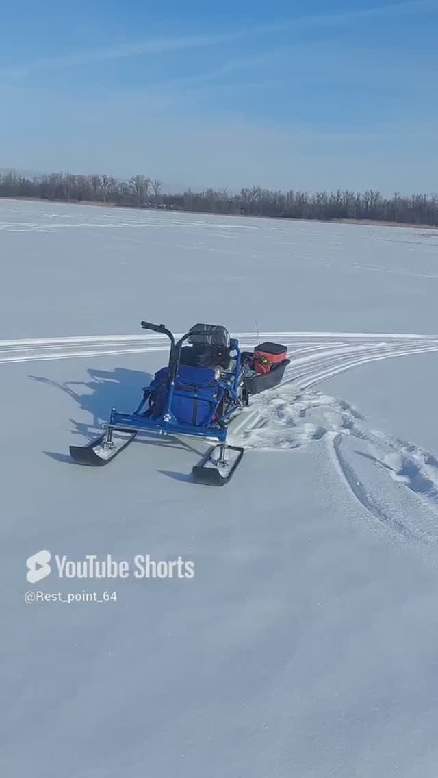 #точкаотдыха64 #мотобуксировщик #миниснегоходхаски #winterfishing 2024