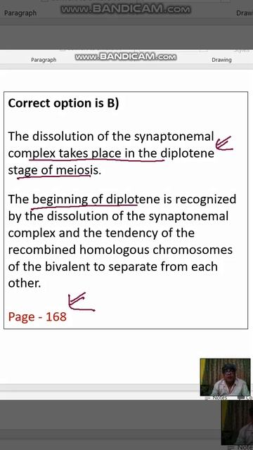 Dissolution of the synaptonemal complex occurs during A Zygotene B Diplotene C Leptotene D Pachyten смотреть онлайн