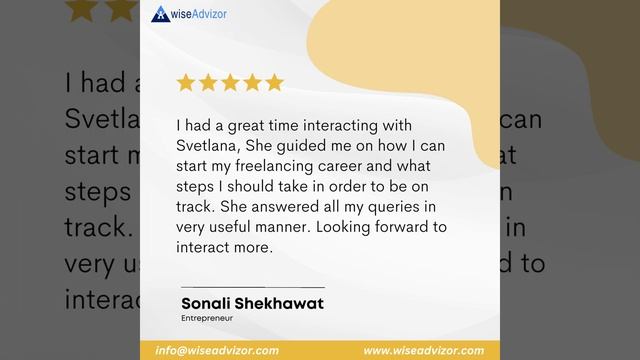 Check out Svetlana's Reviews!!  #mentorship #entrepreneurship #startup #startups #startupbusiness