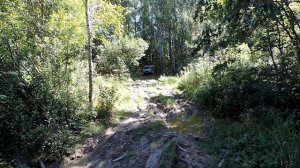 УАЗ 2206 "Буханка" Купаем бегемота в лужах.