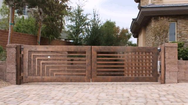 Driveway Gate Ideas Metal смотреть онлайн