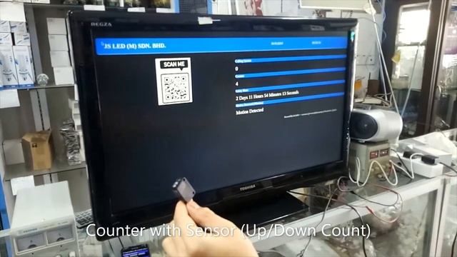 Production Management Display -Counter with Sensor смотреть онлайн