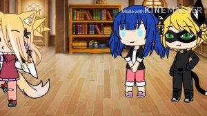 Реакция на шипы Маринетт и супер кот! Марикот!!!