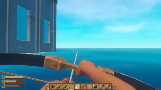 RAFT/Выживание №42/ Акула-носорог, такой большой акулы я не видел!!! смотреть онлайн