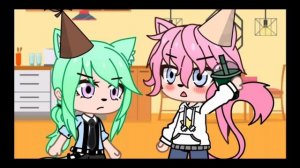 //Не киряй\\ +meme+ ?Gacha Club¿ Джессика Мяу & Male!кошка Лана