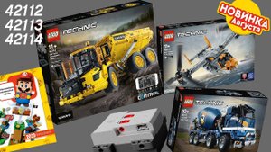Чего ждать от LEGO TECHNIC НОВИНОК АВГУСТА 2020: 42112, 42113, 42114? Boeing V-22 Osprey, VOLVO 6x6