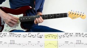 Mike Oldfield - Moonlight shadow  (Guitar Lesson With TAB & Score)🎸