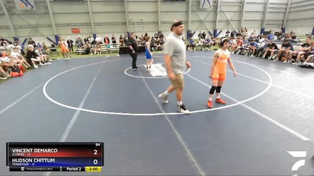 94 Lbs Round 2 - Vincent DeMarco Illinois Vs Hudson Chittum Tennessee 37dc