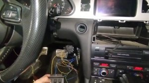 Как подключить автозапуск к электронному замку Audi Q7, A6