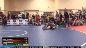 Junior 160 Cael Valencia California Vs Samson Enos Nevada