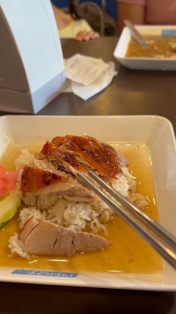 Amazing Bangkok cuisine: $1 Duck with Rice & $1.25 Seafood salad
