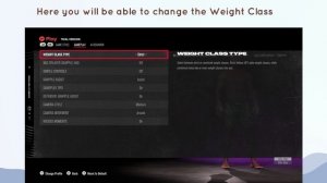How to Change Weight Class Type in EA Sports UFC 5