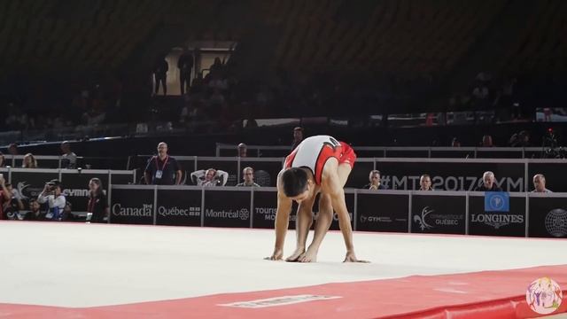 Kenzo Shirai (JPN) FX - 2017 World Championships - Podium Training смотреть онлайн