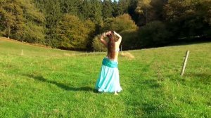 *Isabella Belly Dance Drum Solo by Sadie and Kaya* 2014 HD