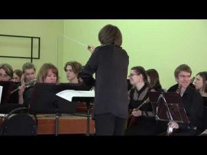 «Ночь на лысой горе», муз. М. П.Мусоргский. Оркестр народных инструментов. Гл. дирижёр А. Лисовец.