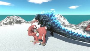 How many Skar King to defeat Godzilla Earth ? - Animal Revolt Battle Simulator