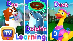 Letter “D” Song - Alphabet and Phonics song - Learning English is fun for Kids! - ChuChu TV