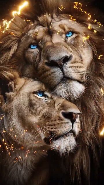 Lions Couple Live #lion #livewallpaper #wallpaper #tiger #wildlife #love смотреть онлайн