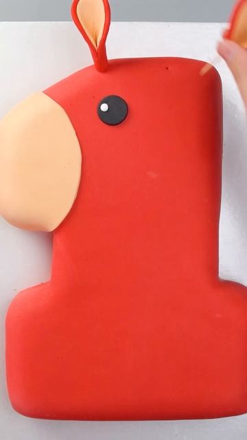 Amazing Fondant Kitkat Giraffe Cake Tutorial #Shorts