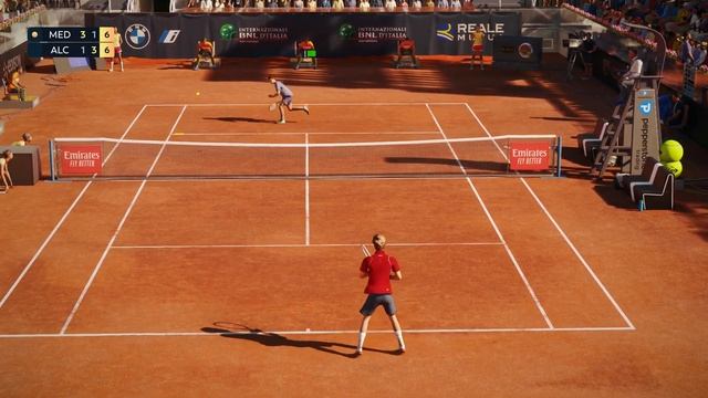Top Spin 2K25 - SUPER TIE BREAK - Carlos Alcaraz Vs Daniil Medvedev - Rome Masters (PS5) смотреть онлайн