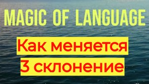 3 склонение в латыни - как меняется - парадигма и таблица